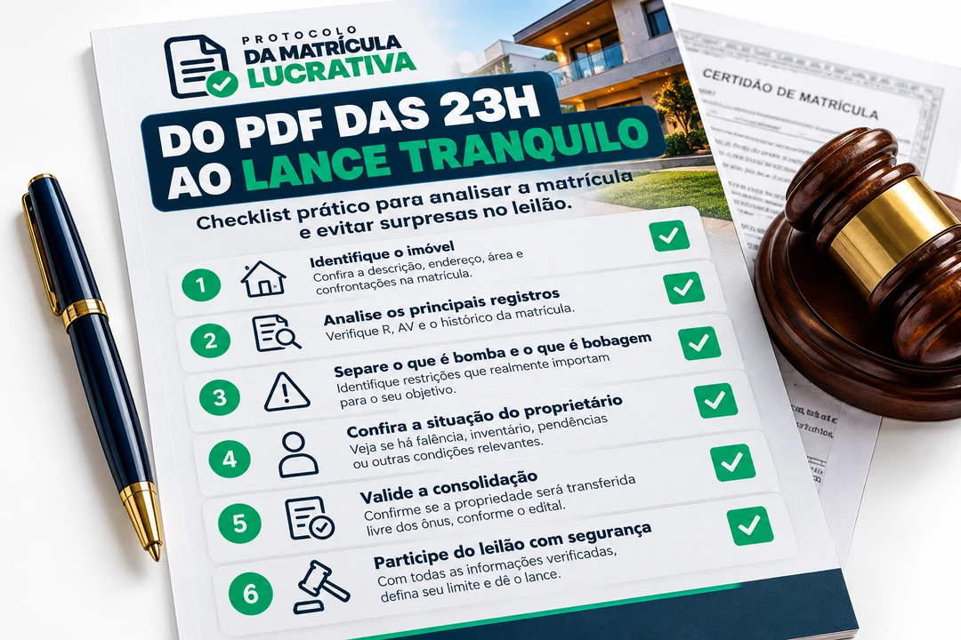 Checklist Do PDF das 23h ao lance tranquilo